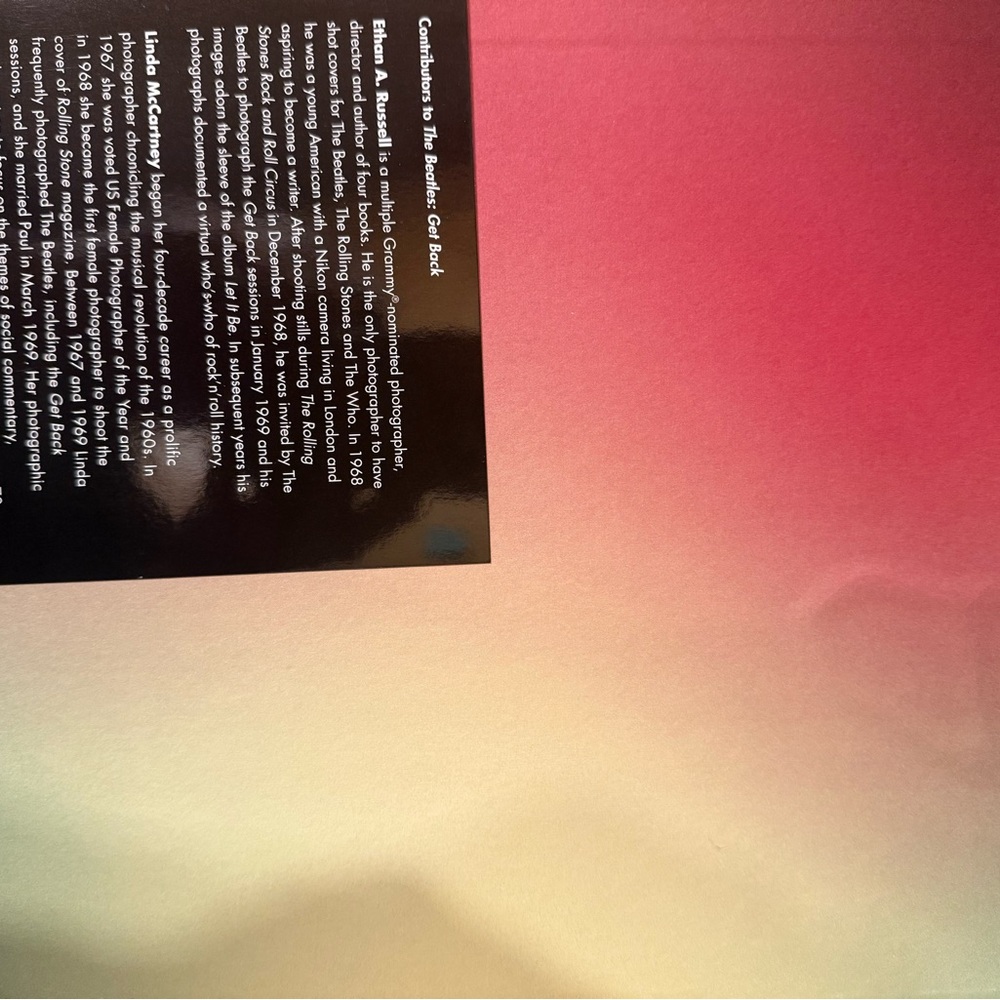 The Beatles 'Get Back' Book First Edition First Printing Good Condition - Picture 6 of 6